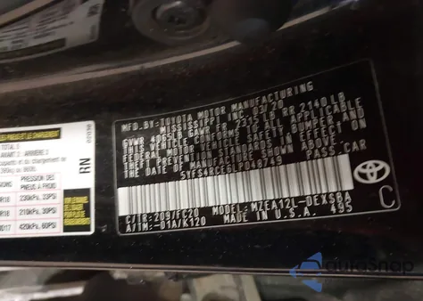 2020 Toyota Corolla Se Nightshade Edition from USA, damaged, VIN 5YFS4RCE6LP048749